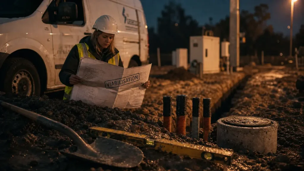 Viabilisation de terrain : étapes, coûts et démarches pour raccorder l’eau, l’électricité et le téléphone