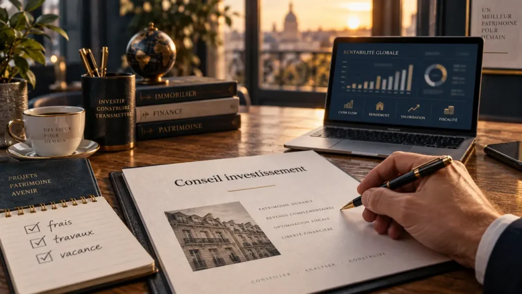 Conseil en investissement immobilier : l’axe qui fausse votre rentabilité