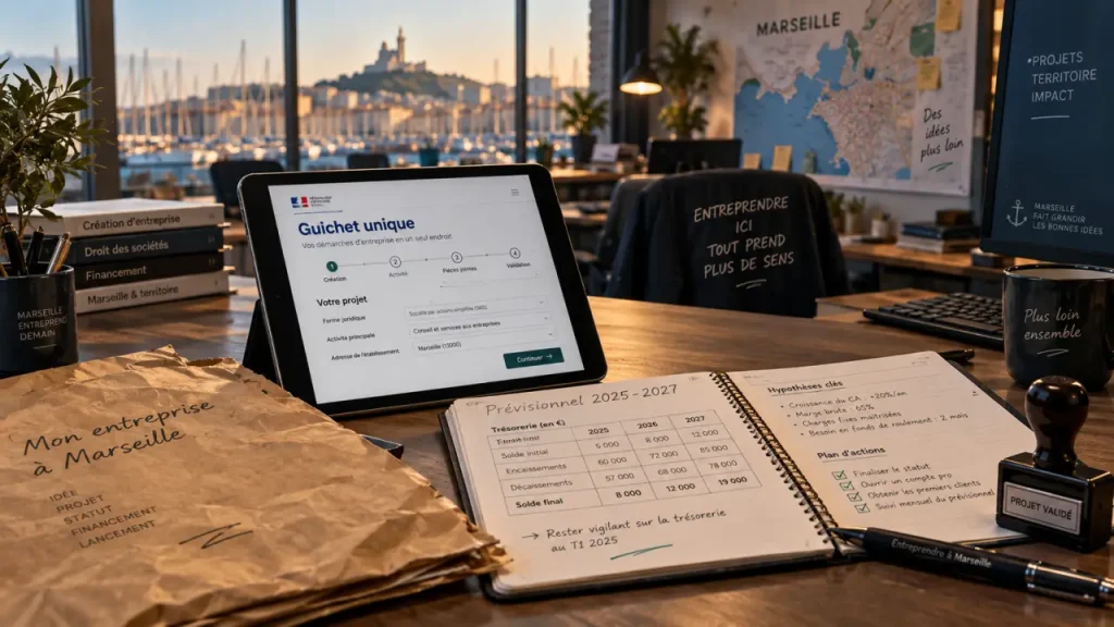 Création d’entreprise à Marseille : adaptez le statut, le local et le financement à votre projet
