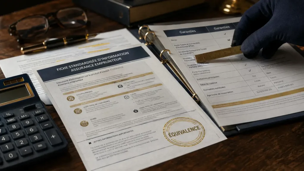 Assurance emprunteur : 11 critères d’équivalence qui valident ou bloquent votre contrat